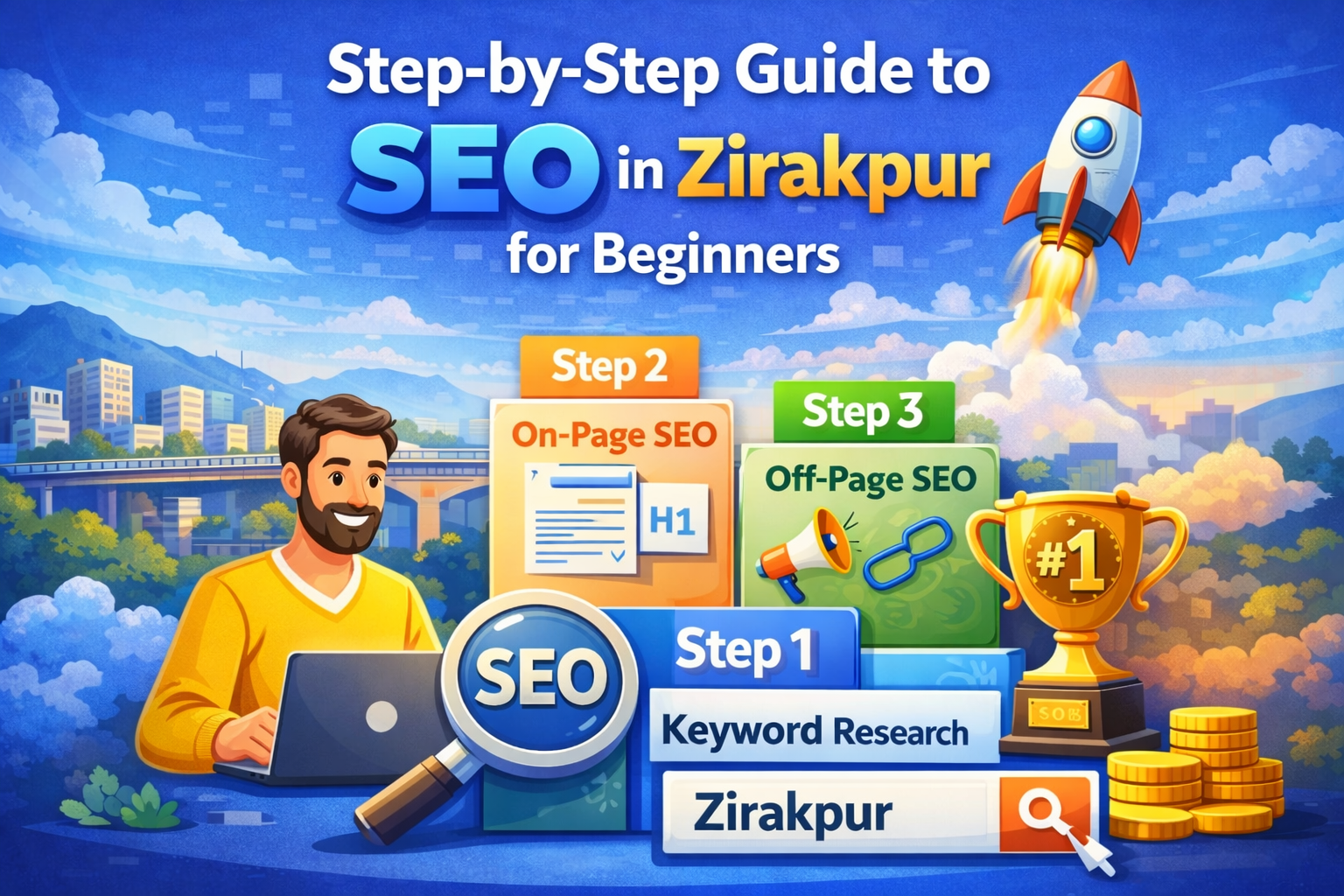 Step-by-Step Guide to SEO in Zirakpur for Beginners